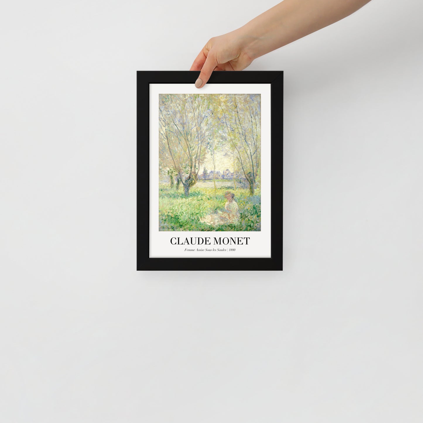 Woman Sitting Under the Willows