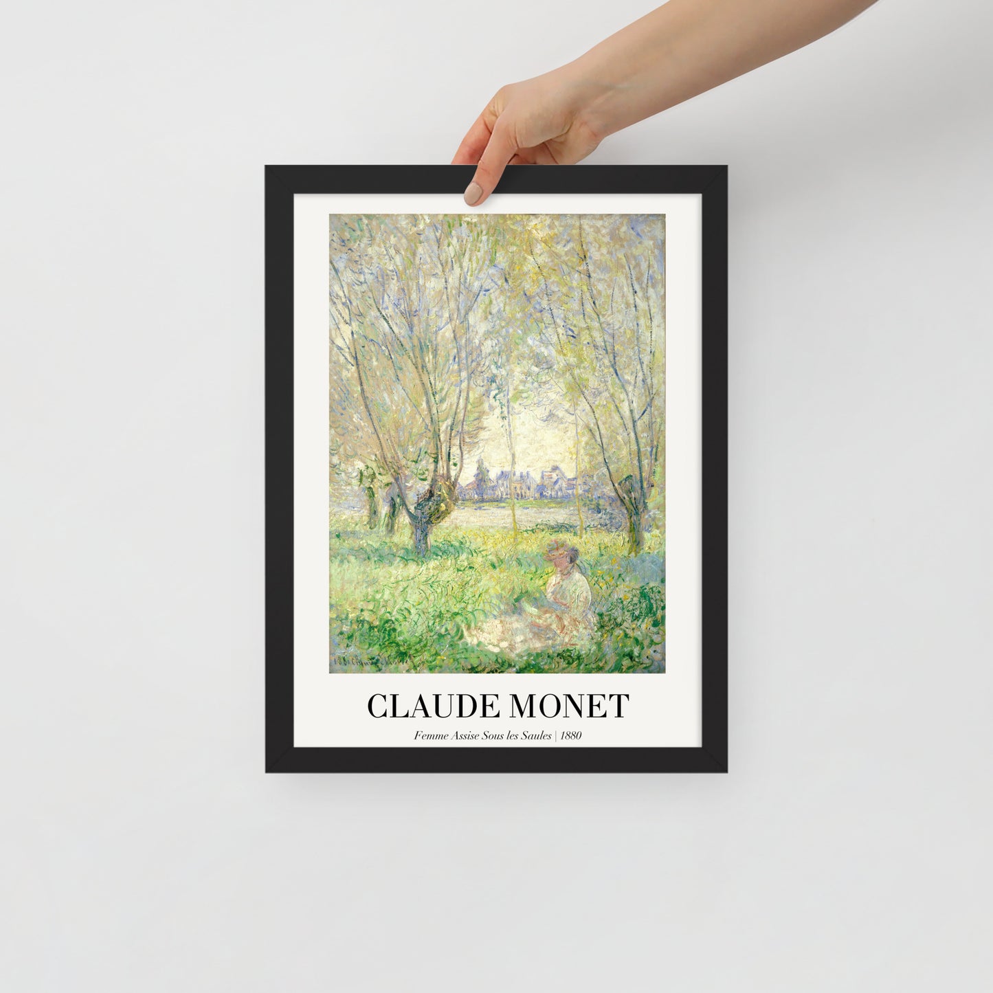 Woman Sitting Under the Willows