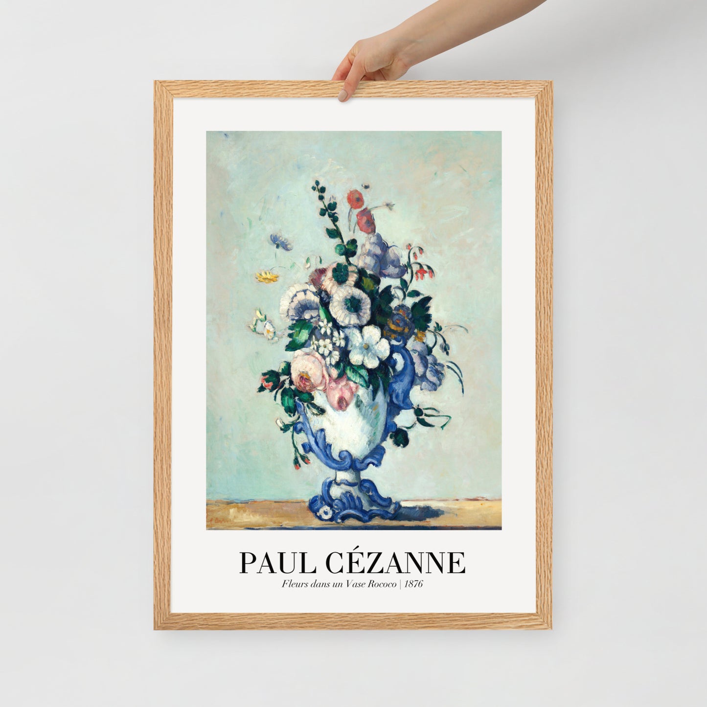 Flowers in a Rococo Vase