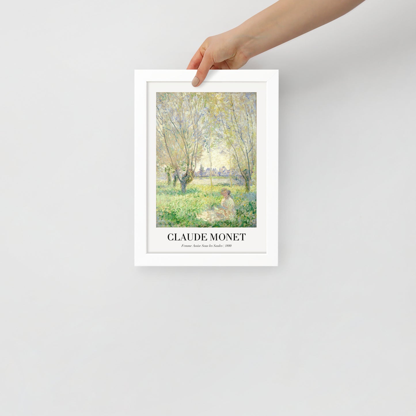 Woman Sitting Under the Willows