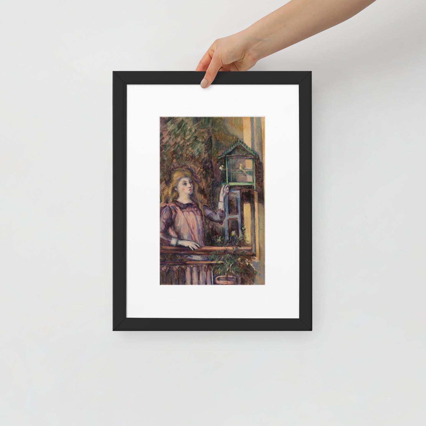 Young Girl at the Aviary