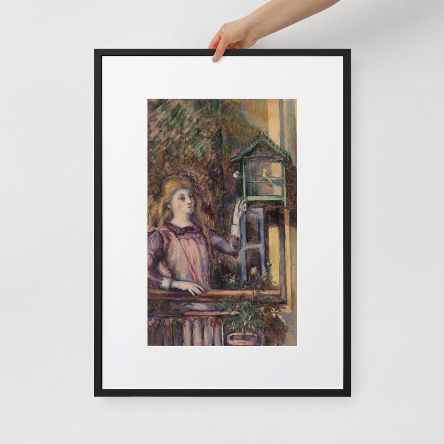 Young Girl at the Aviary