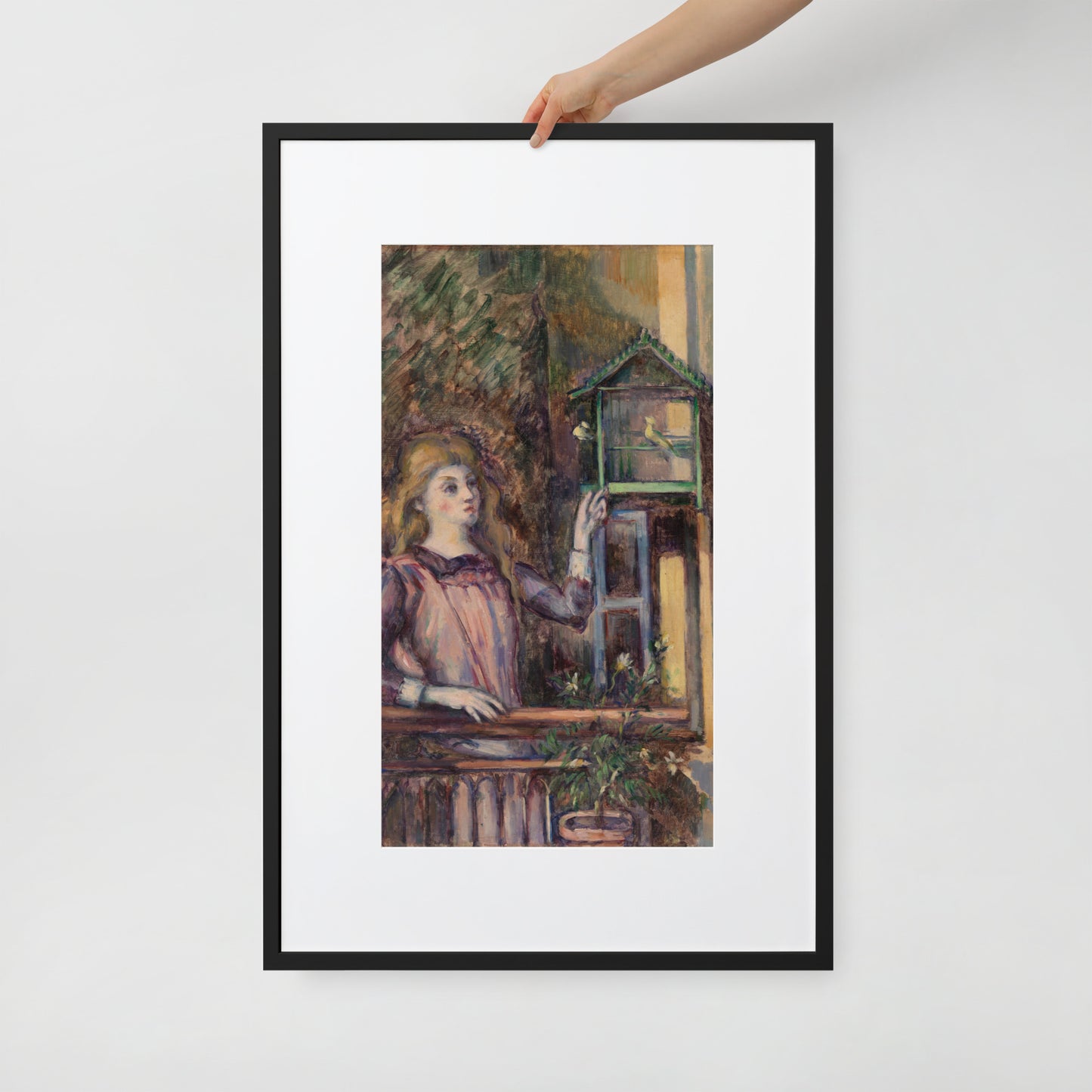 Young Girl at the Aviary