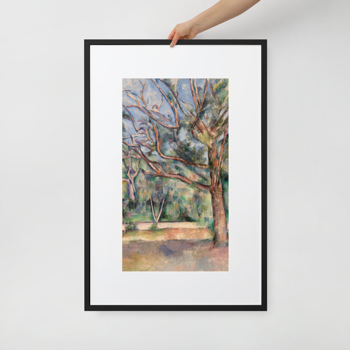 Trees and road