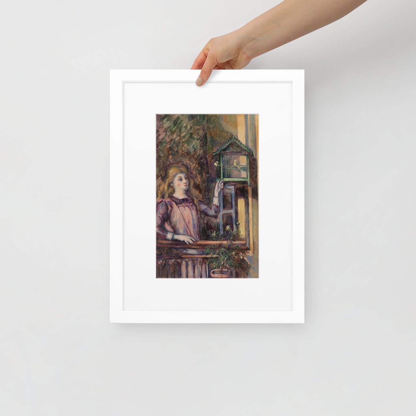 Young Girl at the Aviary