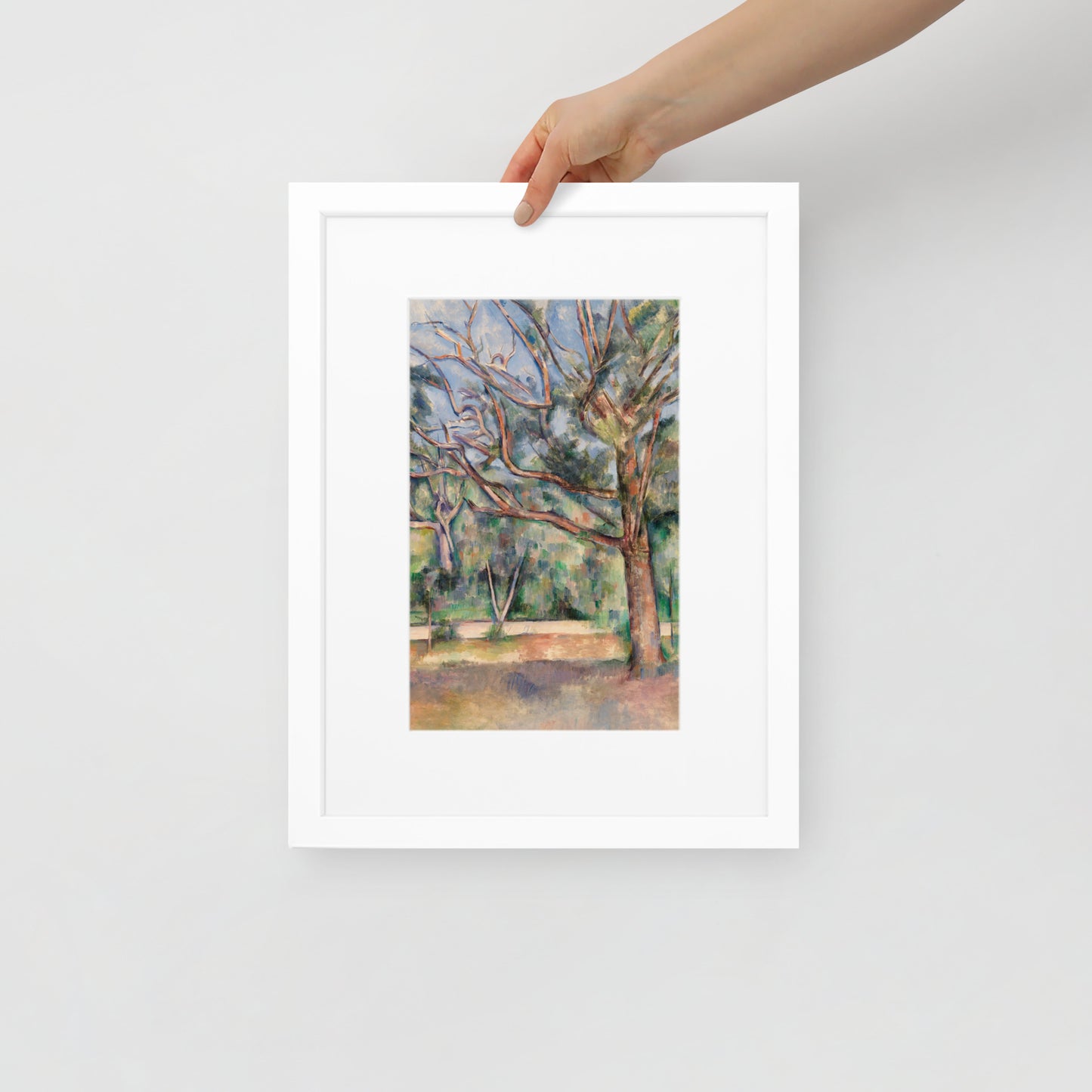 Trees and road
