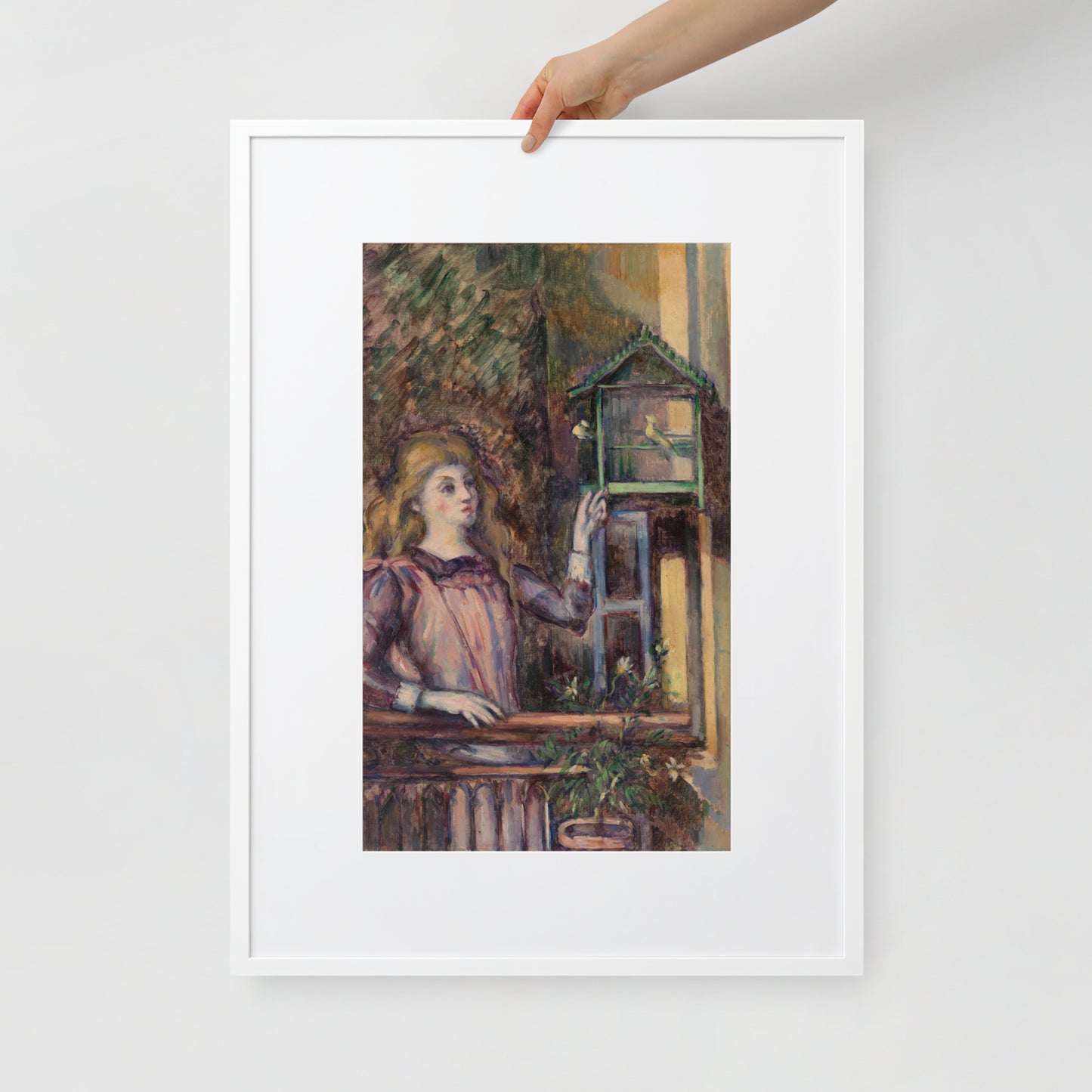 Young Girl at the Aviary