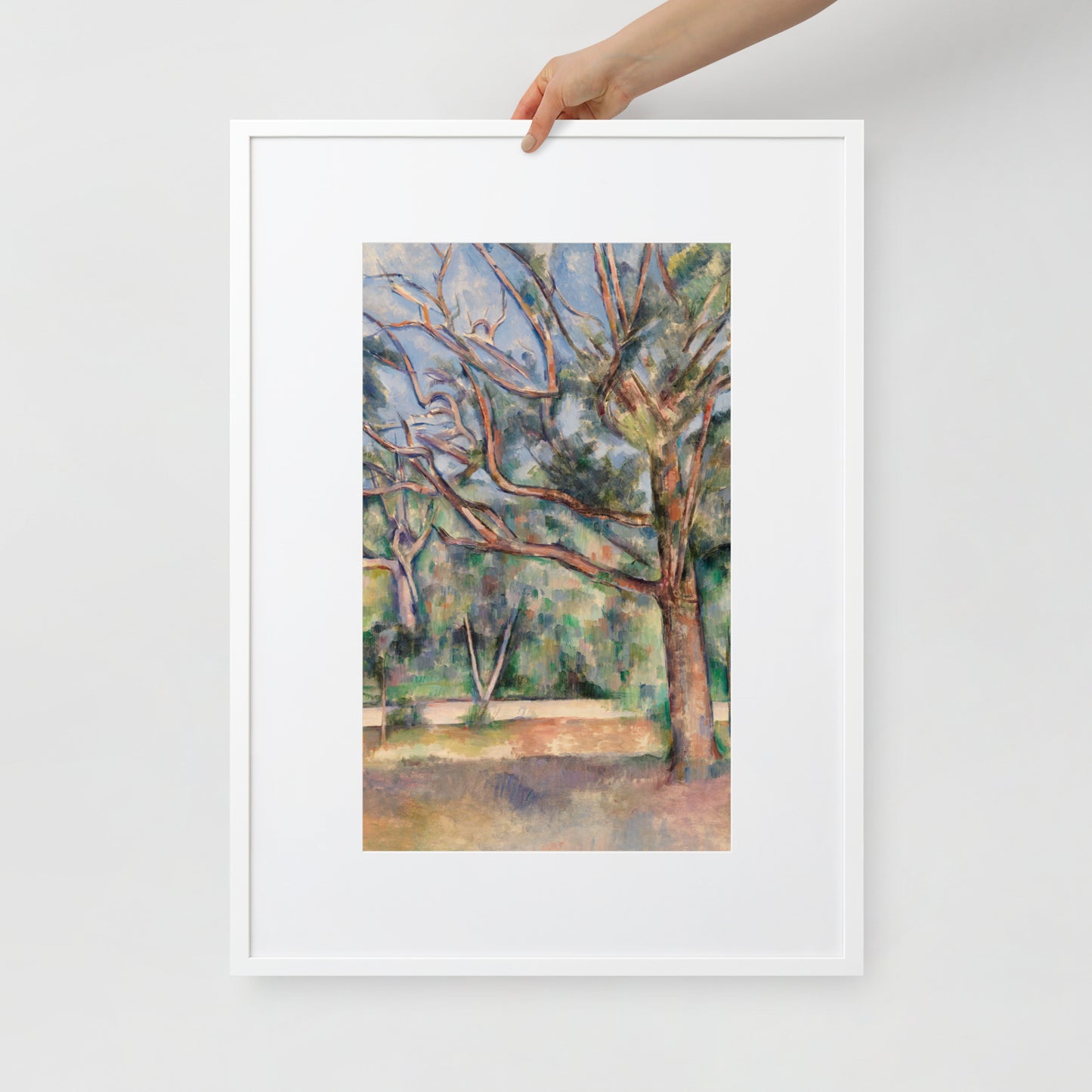 Trees and road