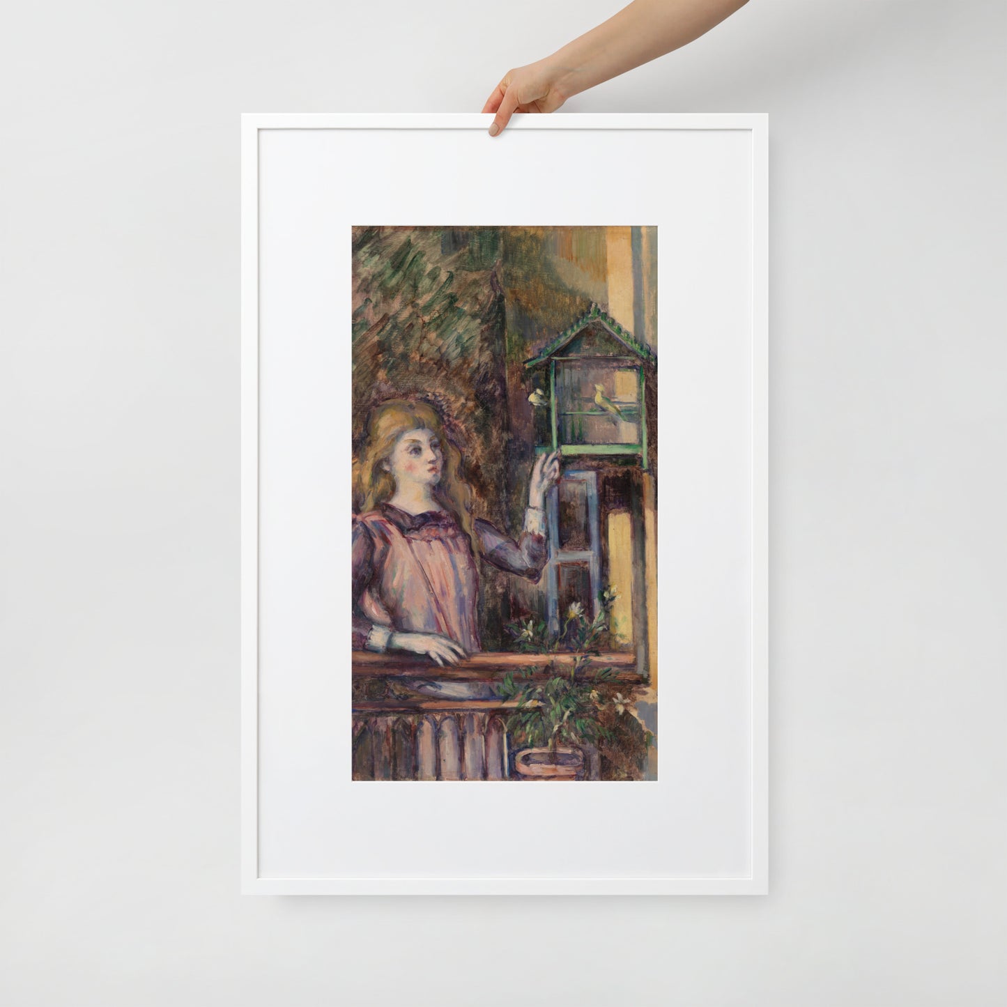 Young Girl at the Aviary
