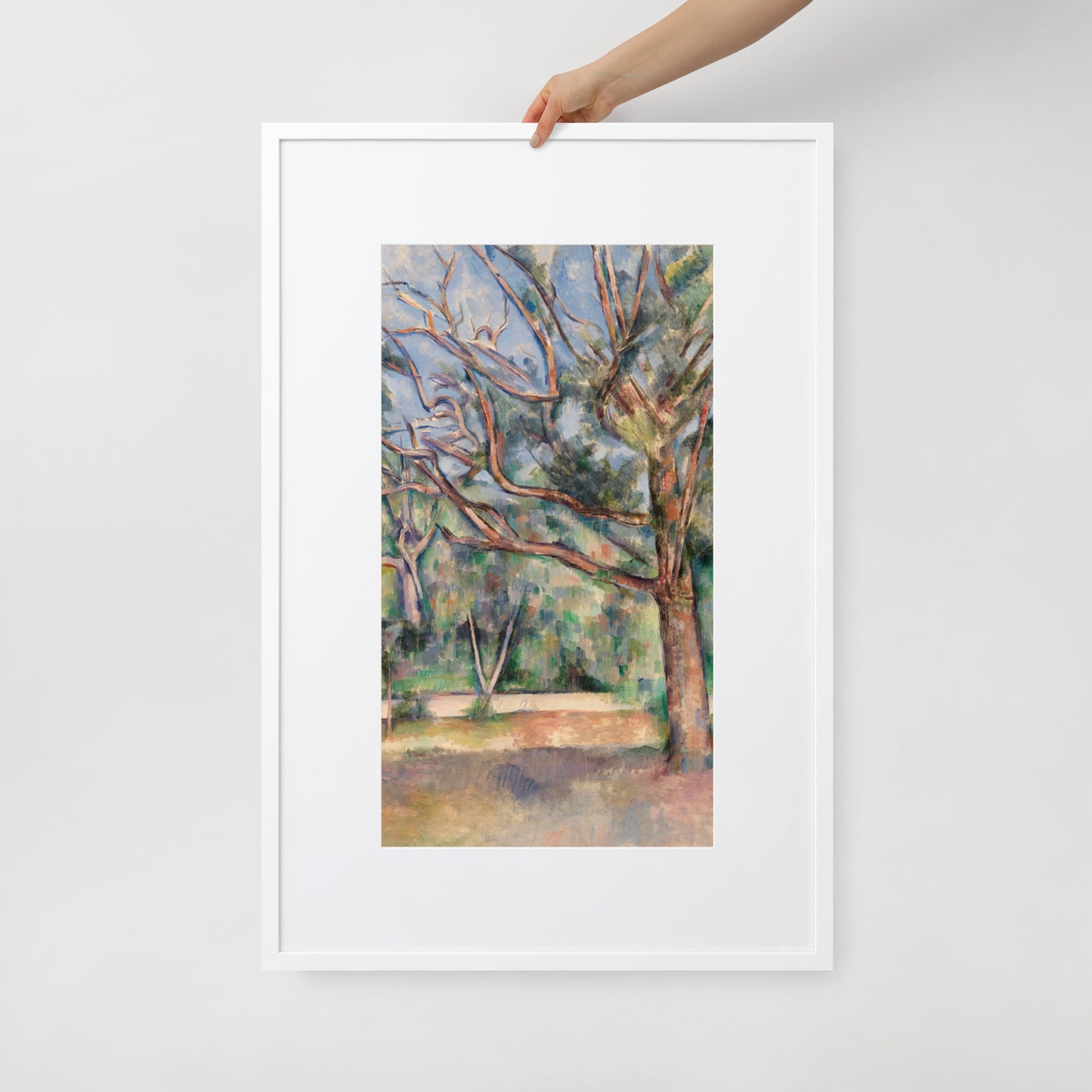 Trees and road